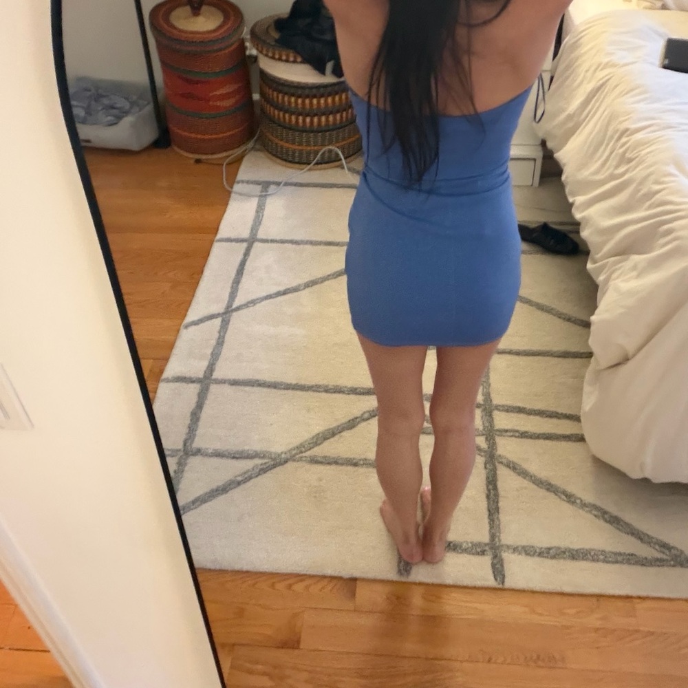 Blue Mini Dress - Picture 2 of 6
